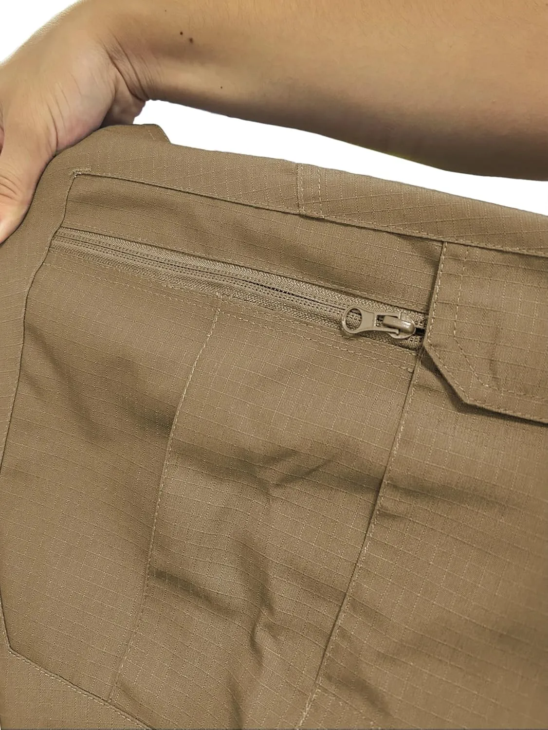 AUTIWITUA Men's Tactical Pants Water Resistant Cargo Pants Lightweight Outdoor Hiking Work Pants(No Belt)