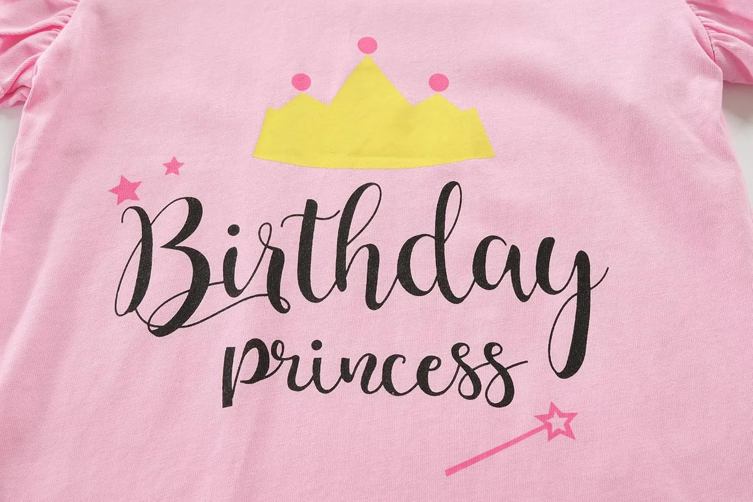 Birthday Girl Shirt Toddler Baby Girls T-Shirt 2nd 3rd 4th 5th 6th 7th Birthday Tee Summer Outfit
