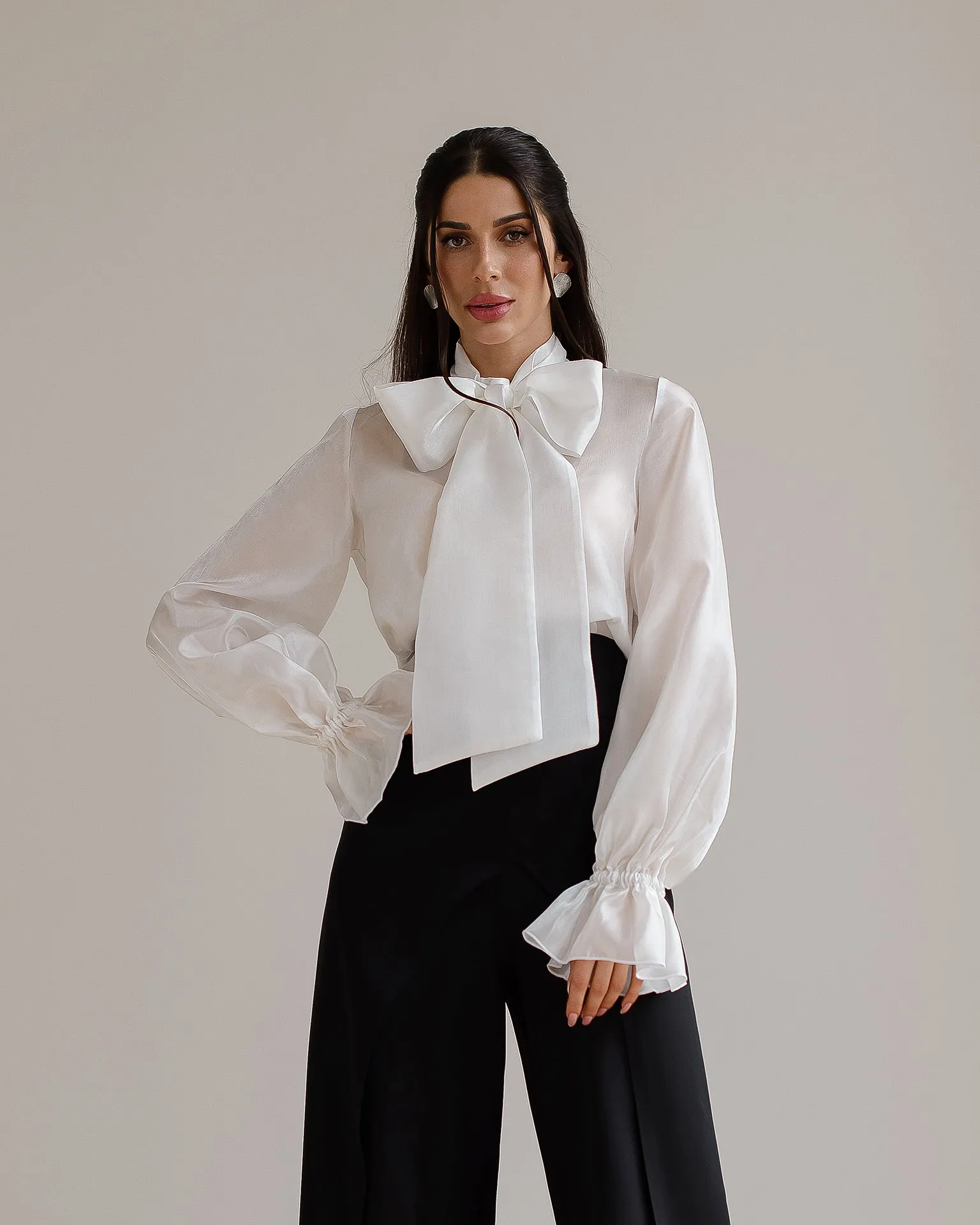 Black High Waist Palazzo Pants