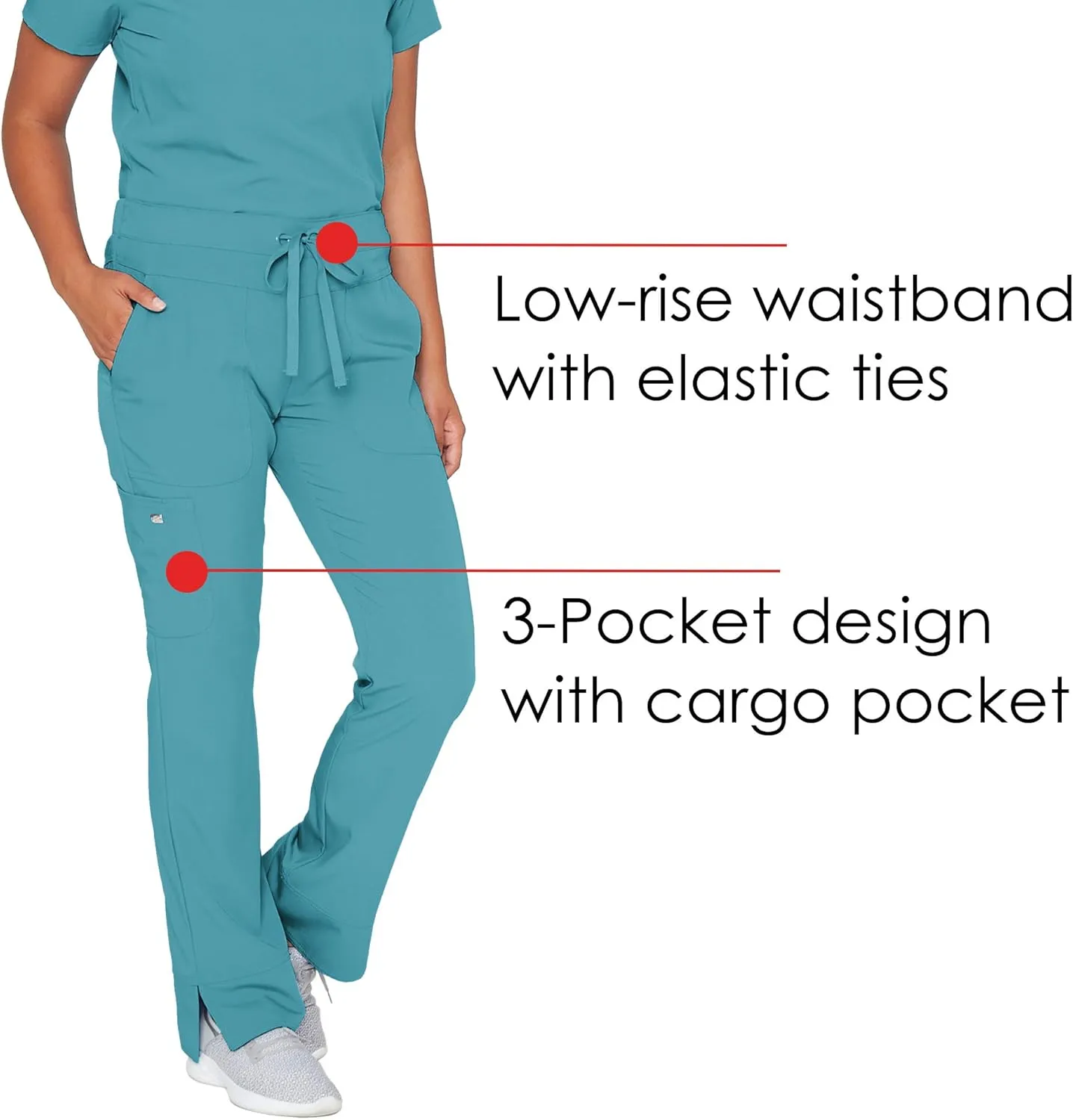 Grey's Anatomy Signature Women's 2207 3 Pocket Low Rise Scrub Pant