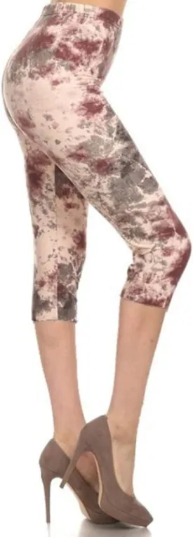 Leggings Depot High Waisted Tie Dye & Fabric Print Leggings for Women - Reg, Plus, 1X3X, 3X5X
