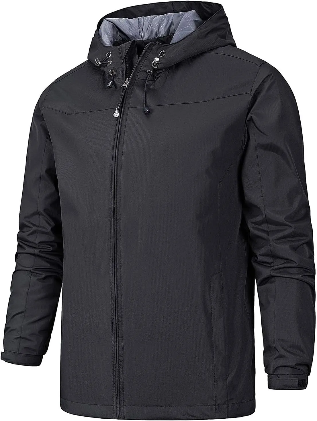 Men's Fashion Jackets Warm Waterproof Puffer Jacket Hooded Windproof Winter Coat Jackets, XL-5XL