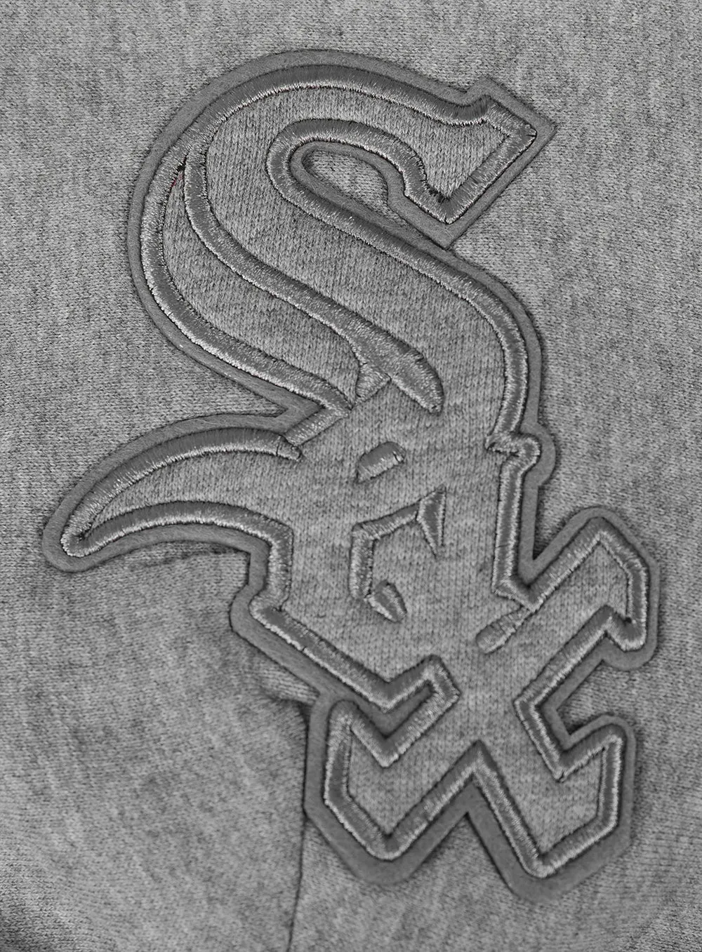MLB CHICAGO WHITE SOX NEUTRAL MEN'S DROP SHOULDER PO HOODIE (DARK HEATHER GRAY)