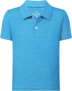 QBK Boys' Active Performance Golf Polo Shirts Kids Dry Fit School Uniform for Toddler to Youth