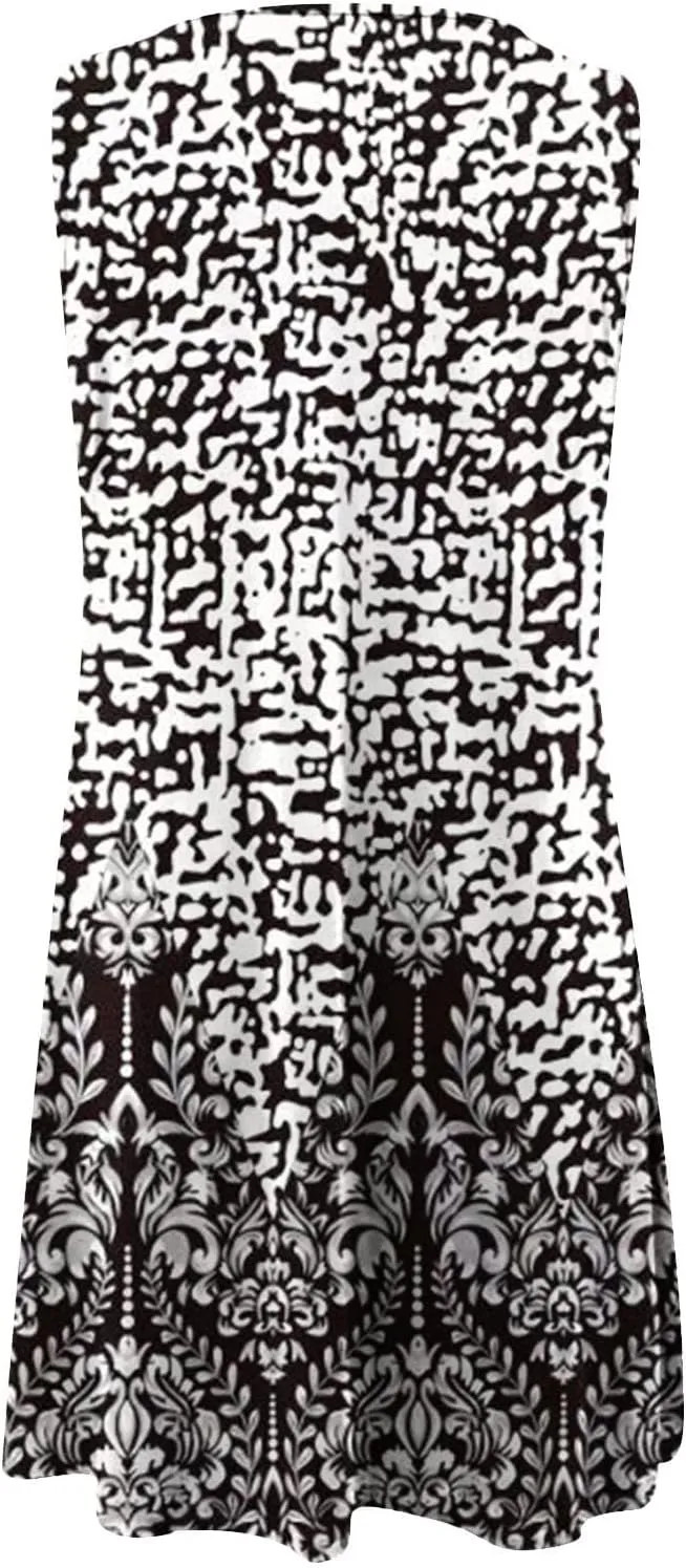 Summer Beach Dresses for Women 2025 Vacation Casual Cotton Sundress, Boho Sundress, Cruise Wear, Hawaiian Dresses