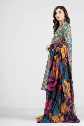 Unstitched Spring Vol 01 '24 - Petals 3 Piece