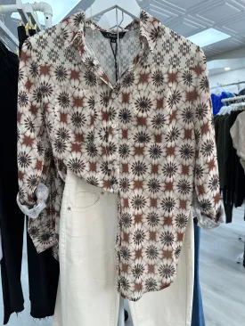 Wear 2 Ways Printed Blouse